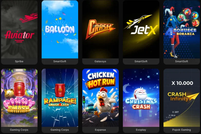 wincleo casino crash games