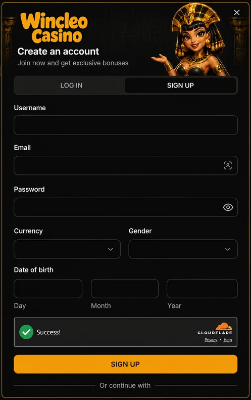 wincleo casino registration